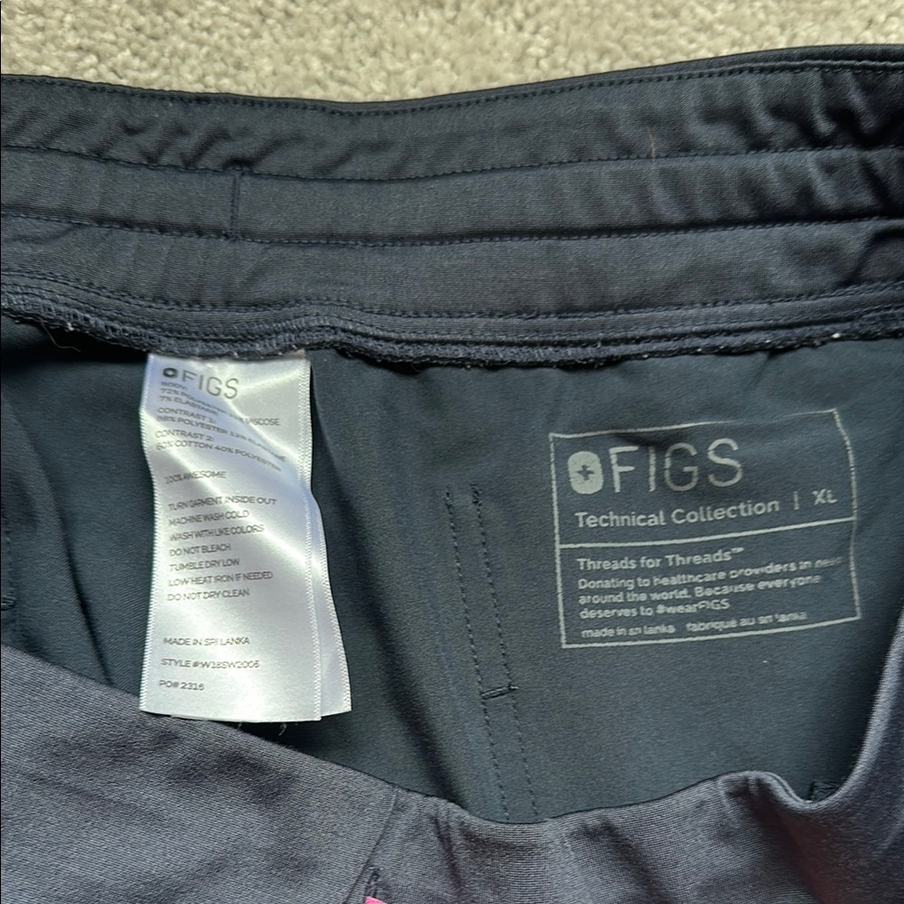 Figs Technical Collection Scrub Pants - gray
